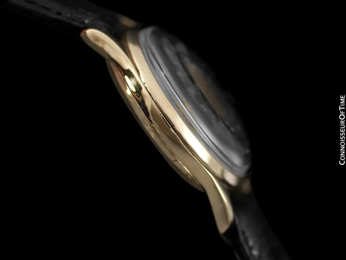 1951 Omega Vintage Mens 30T2 Based Dress Watch - 9K Solid Gold