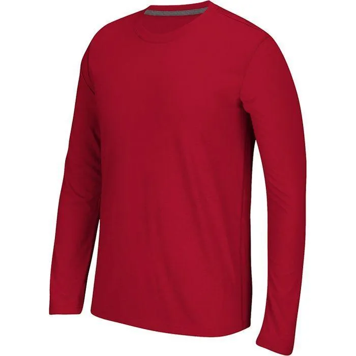 Adidas Climalite Youth Long Sleeve Tee 4564, Power Red