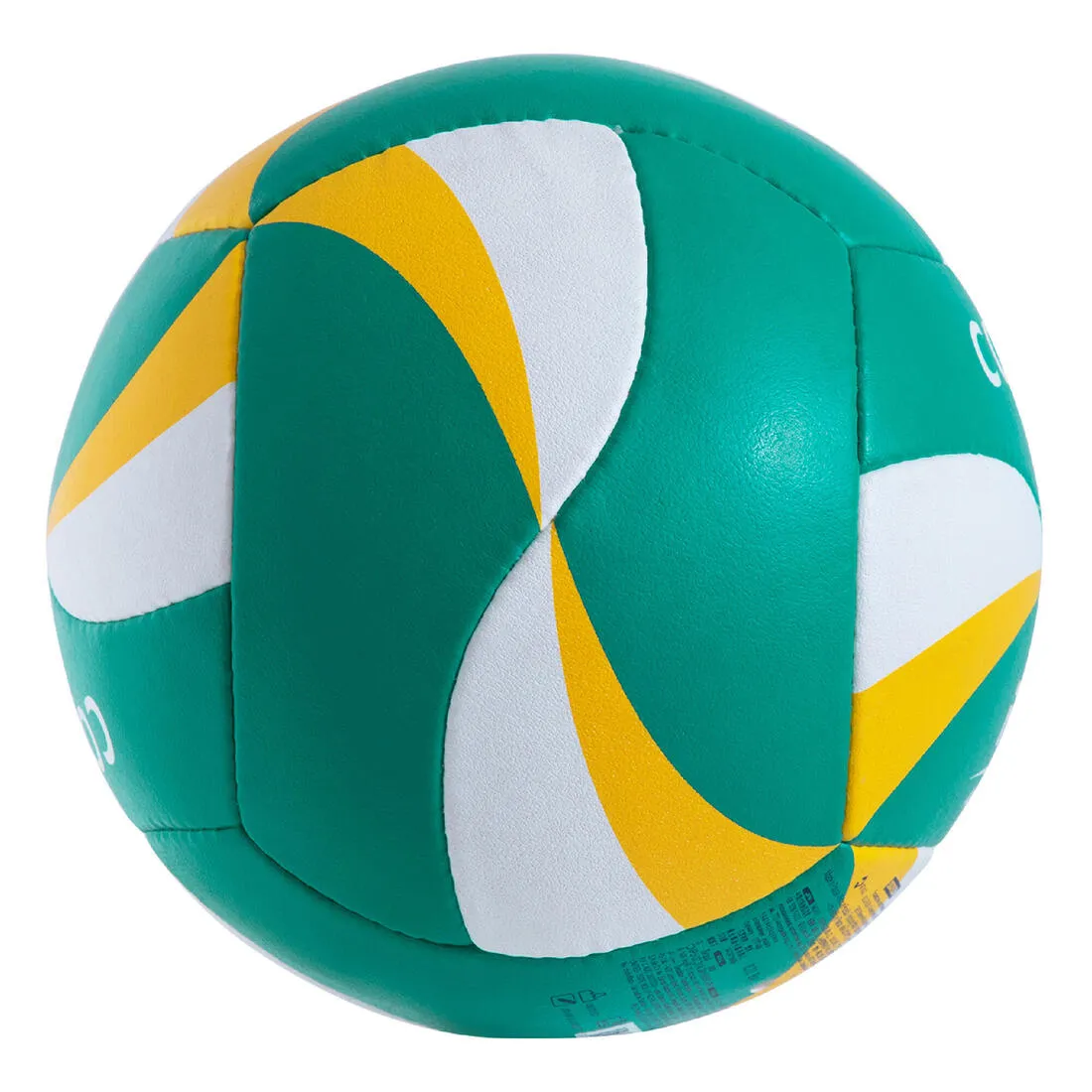 Ballon de beach volley BV900 FIVB vert et jaune