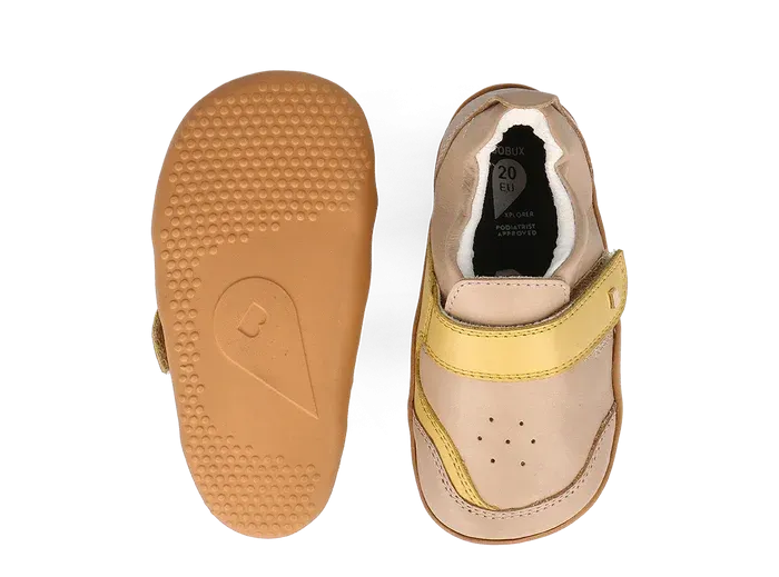 Bobux Xplorer Ripple - Beige   Maple