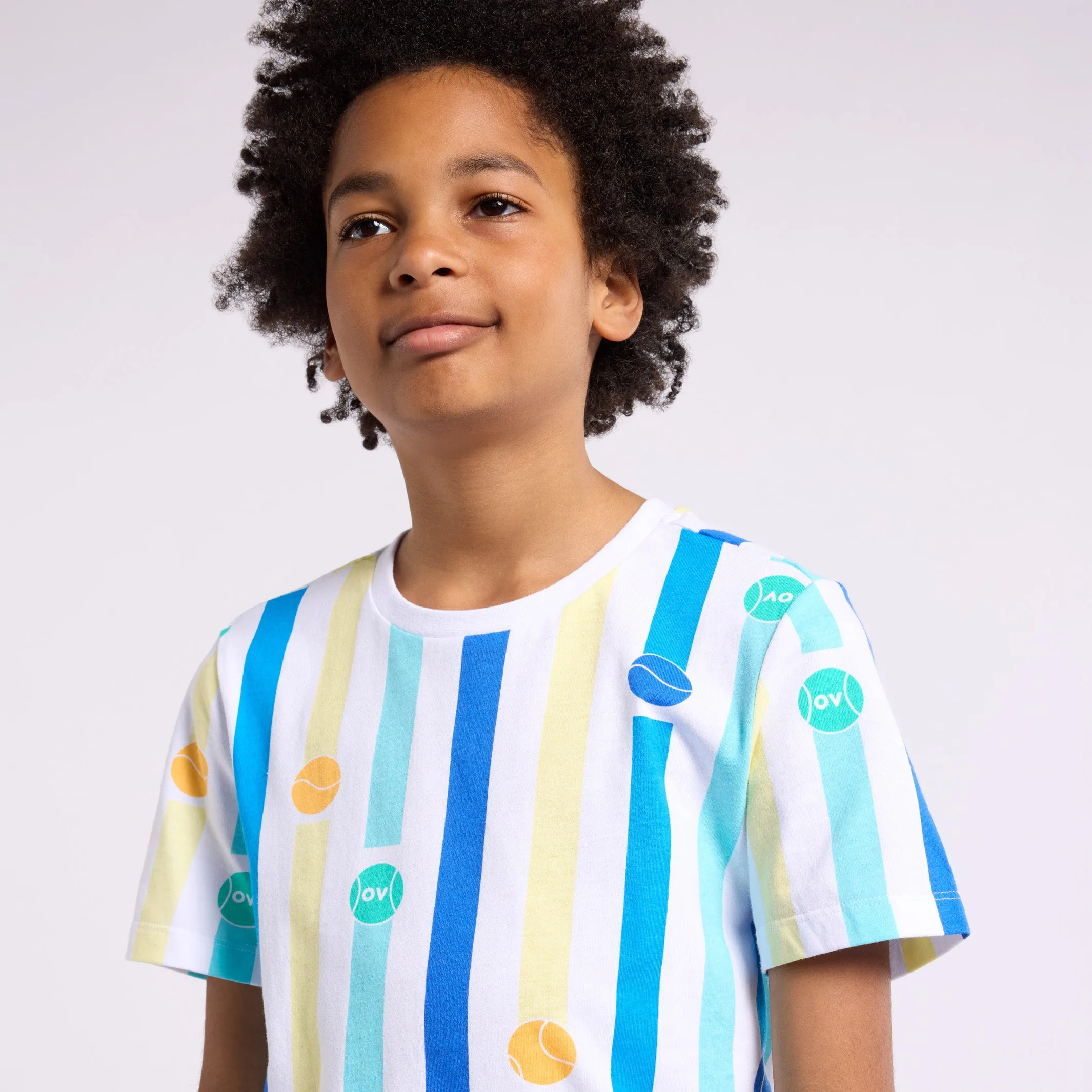 Boy's T-Shirt Stripe Balls