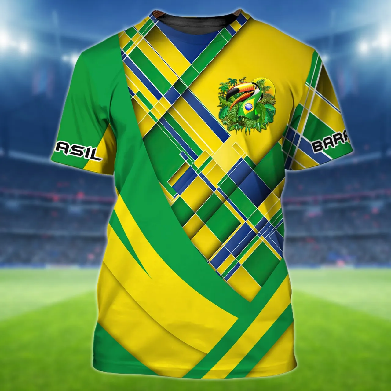 Brasil Fans Design Shirt 3D Tshirt For The Brasil Fans