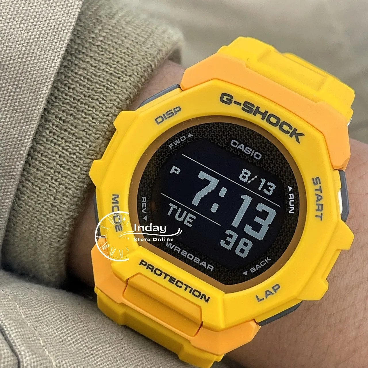 Casio G-Shock Men's Watch GBD-300-9 G-Squad Bio-based Resin Shock Resistant Mobile link Bluetooth