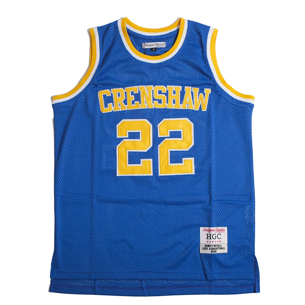 CRENSHAW "MCCALL" BASKETBALL JERSEY (ROYAL)
