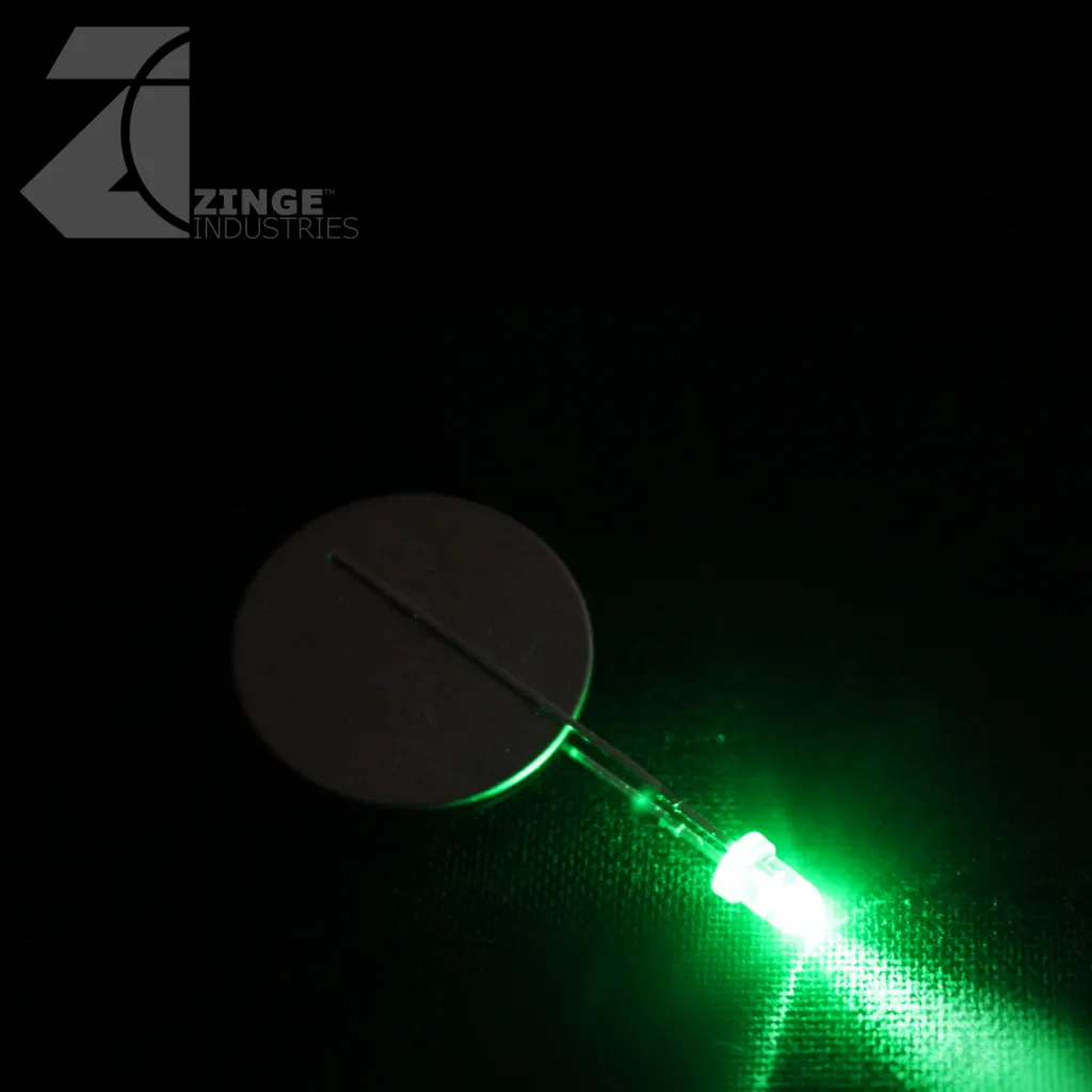 LEDs - Set of 10 - Green - Solid - Constant Light