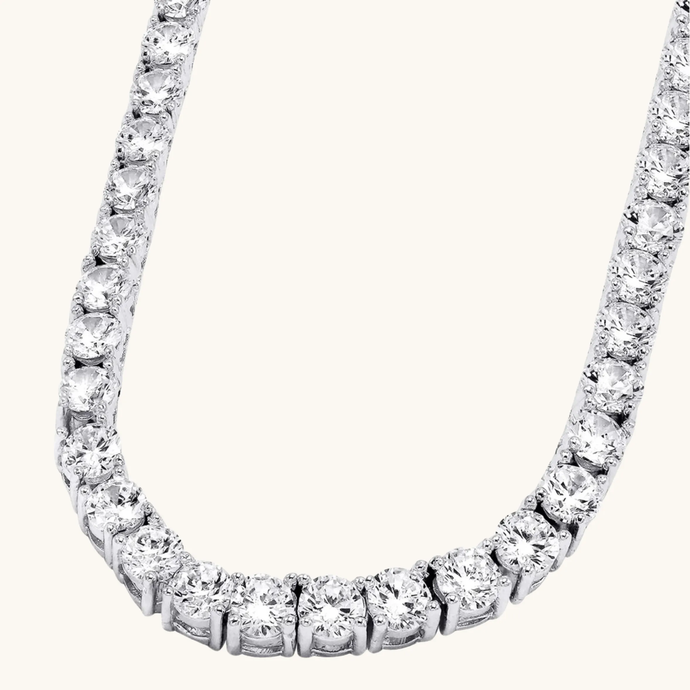 Men's Icy Tennis Necklace