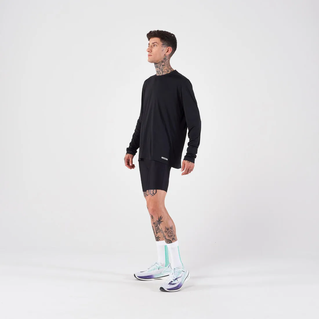 Men's Running Long-Sleeved T-Shirt Anti-UV - Kiprun Dry 500 UV