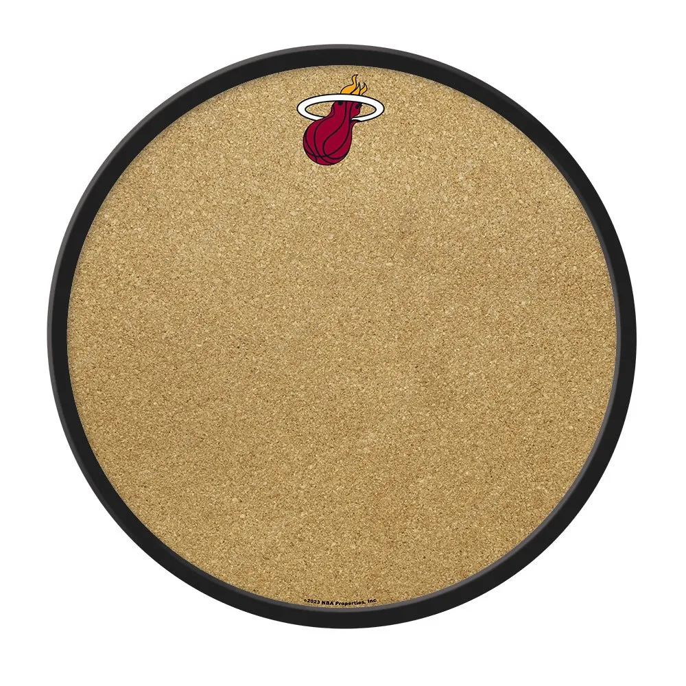 Miami Heat: Modern Disc Cork Board