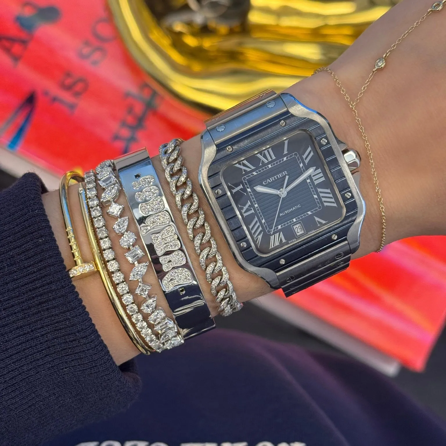 Multishape Lab Diamond Tennis Bracelet