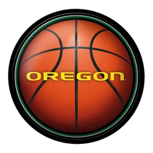 Oregon Ducks: Basketball - Modern Disc Wall Sign
