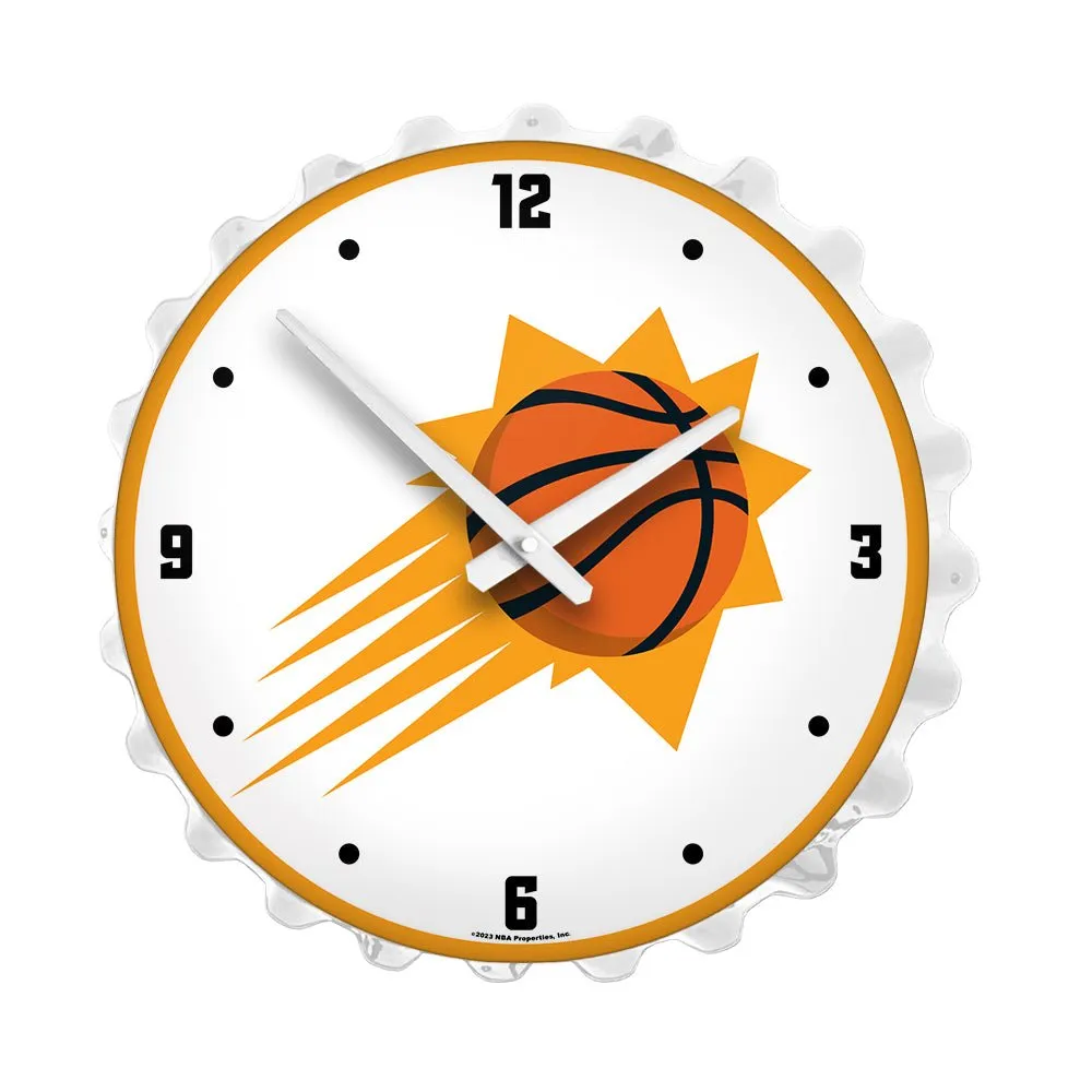Phoenix Suns: Bottle Cap Lighted Wall Clock