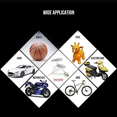 Raj Airkraft High Pressure Chrome Air Pump For Car Bike Bicycle Motorcycle Ball And Inflatable Furniture/Toys