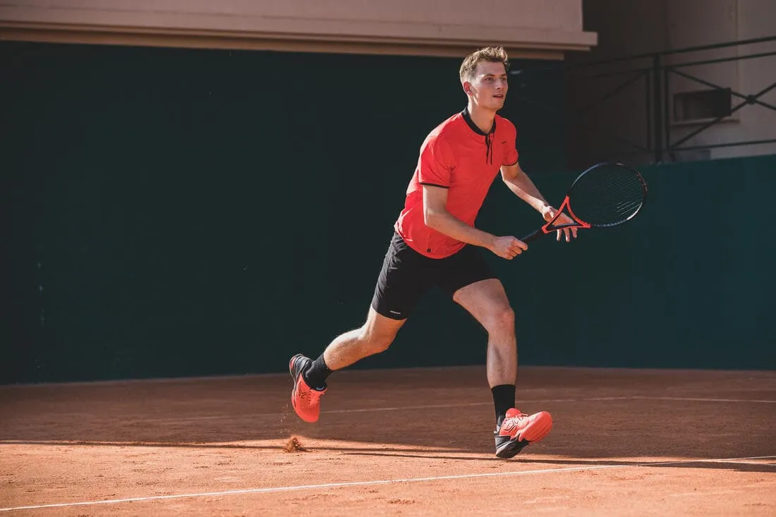 Raquette de tennis adulte - ARTENGO TR990 POWER LITE Rouge Noir 270g