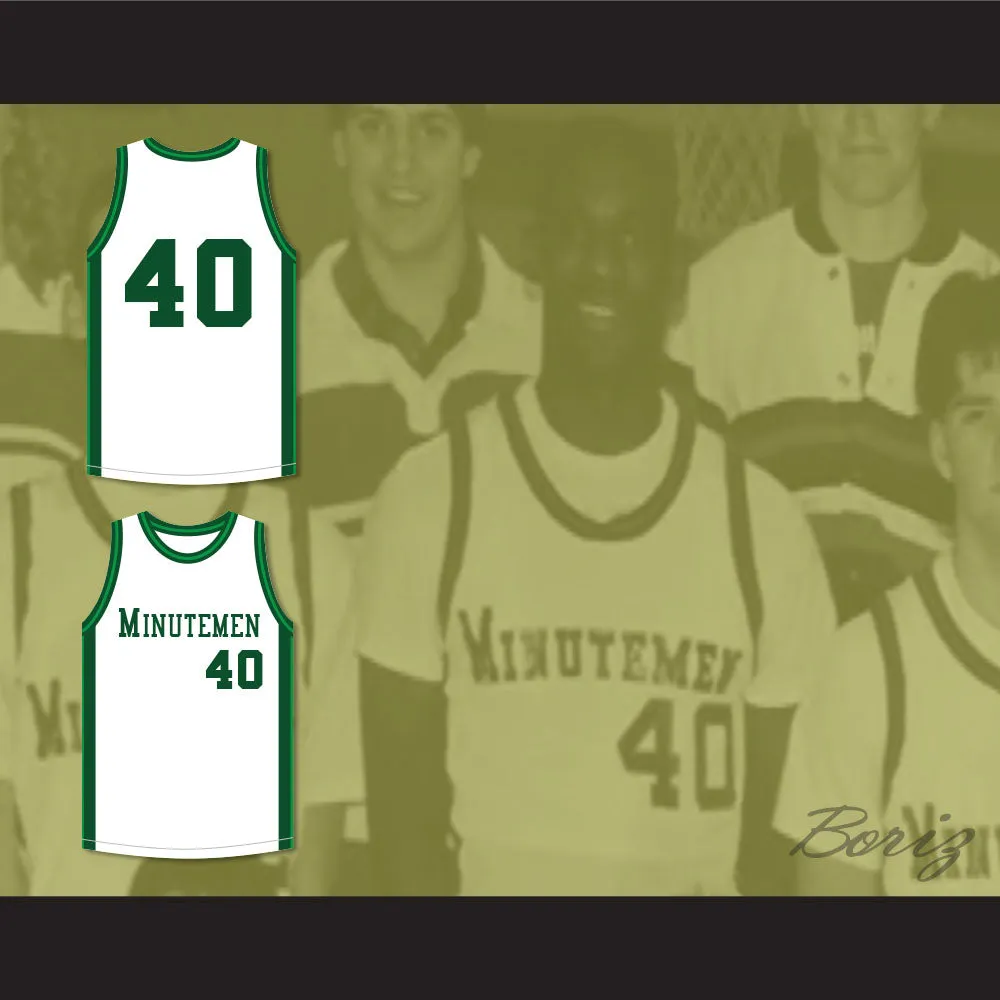 Shawn Kemp 40 Concord High School Minutemen Home Basketball Jersey