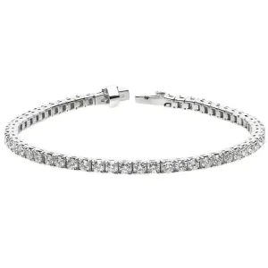 Sidalo Bracelet Tennis Gold White 18kt Diamonds 5,10ct color G Purious VS M-2535