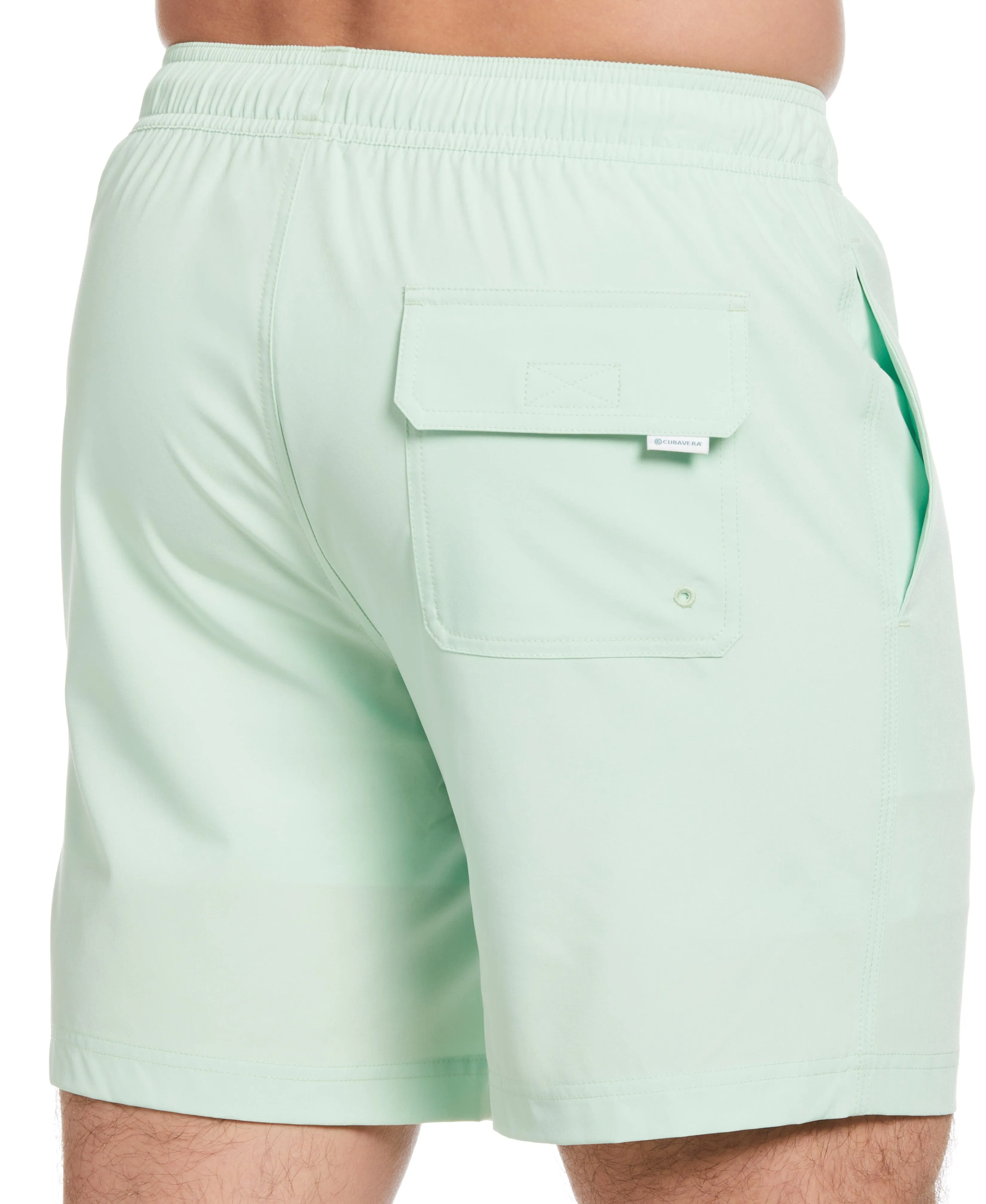 Solid 7" Swim Trunks