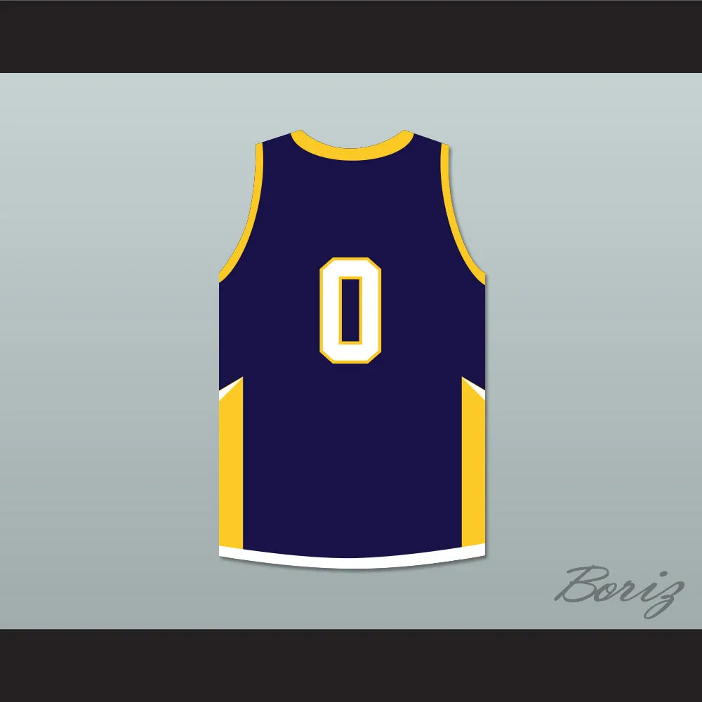 Terron Forte 0 Liberty Dark Blue Basketball Jersey Amateur