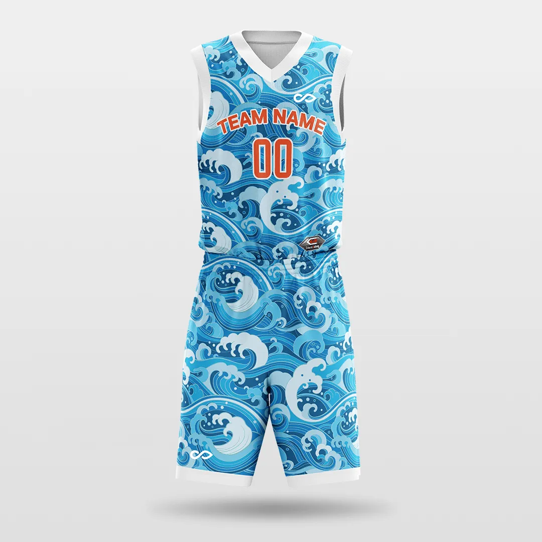 Waves - Customized Sublimated Basketball Set