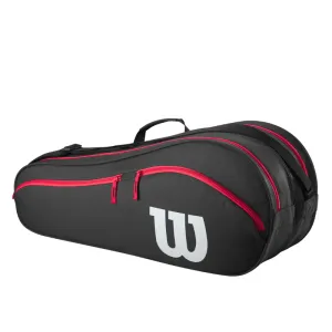 Wilson Advantage 6 Pack 2025 Racquet Bag - Black