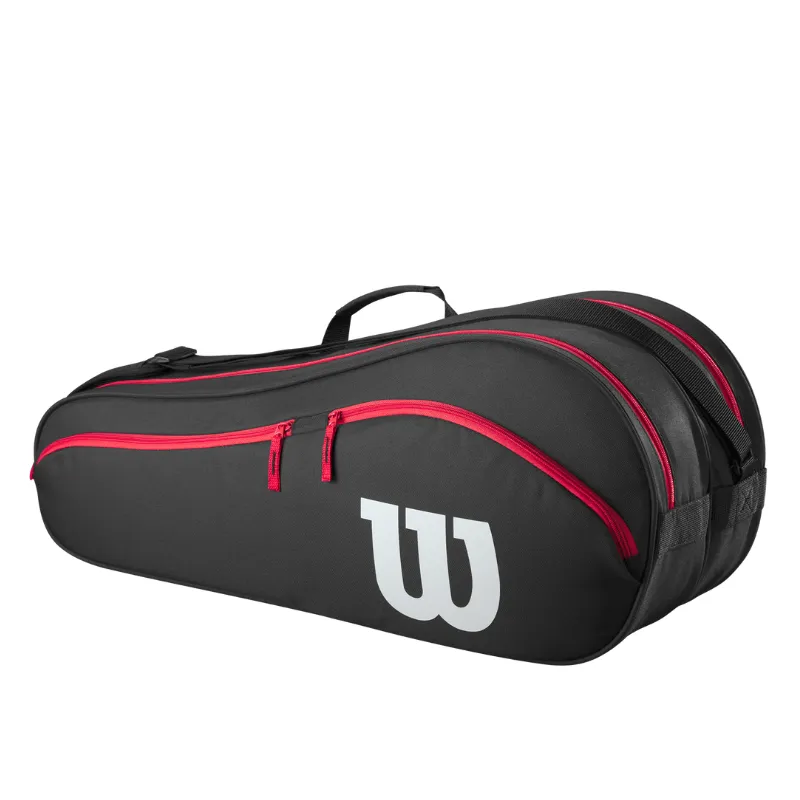Wilson Advantage 6 Pack 2025 Racquet Bag - Black