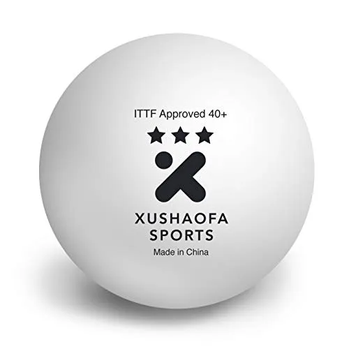 Xushaofa Sports 40  Seamless Poly Table Tennis Balls - 3 Star (6)
