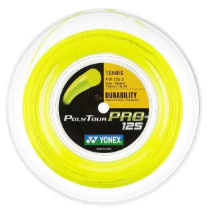 Yonex Polytour Pro 125 16L 200m Reel Tennis Strings [Yellow]