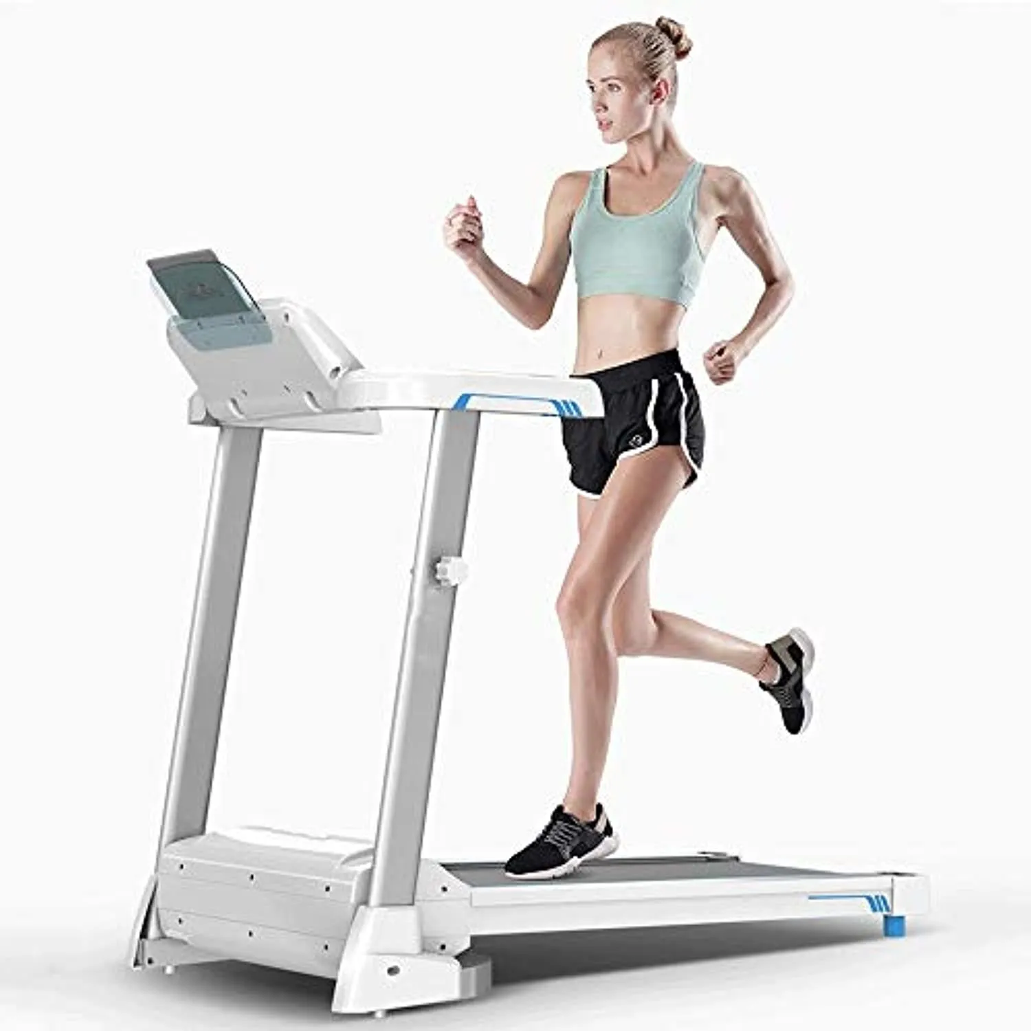 Zzfni Treadmill Smart Treadmill Shock Absorption Home Electric Treadmill Fitness Equipment Folding Smart Treadmill Fitness Treadmill Foldable Treadmill